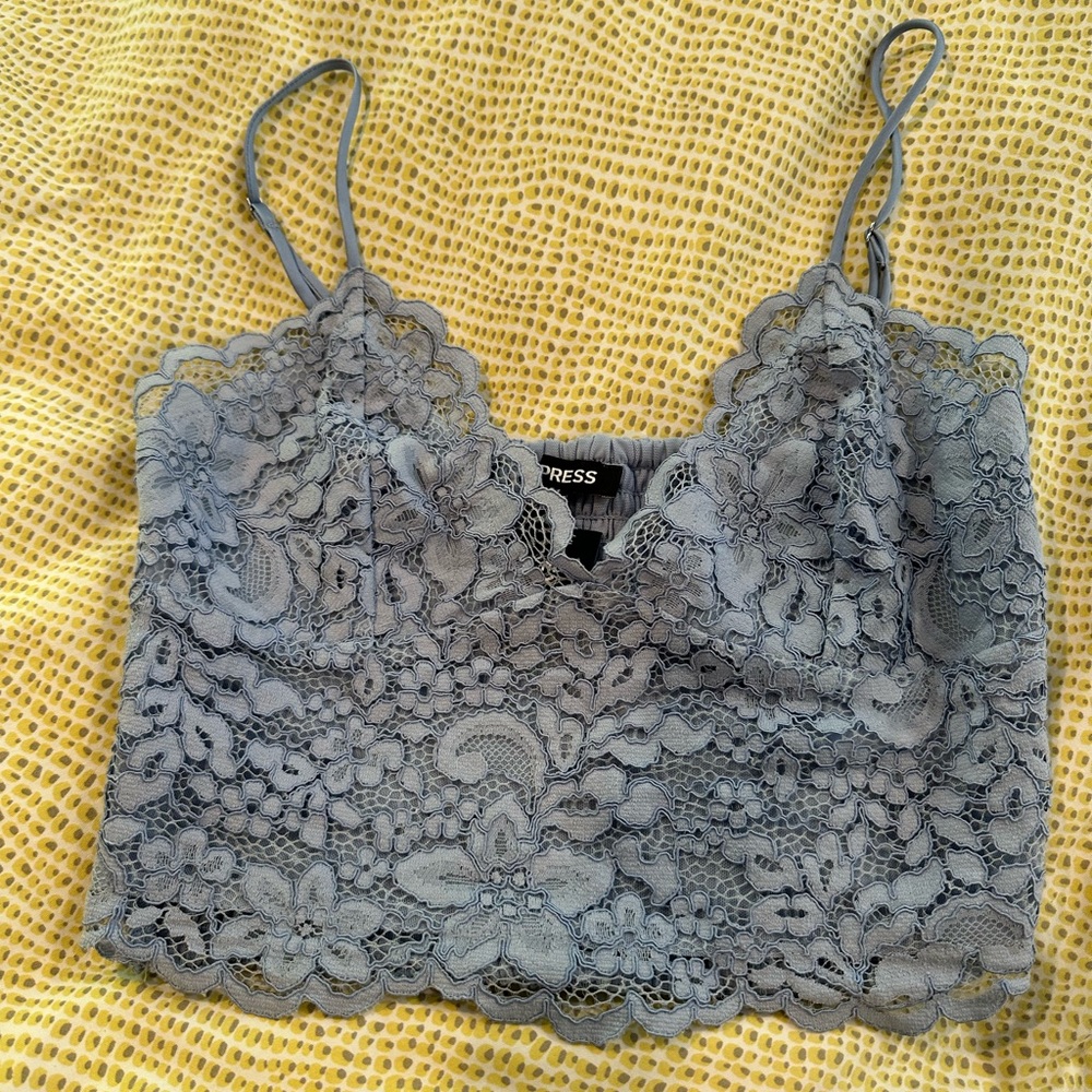Express lace crop top - NWT - Picture 1 of 5